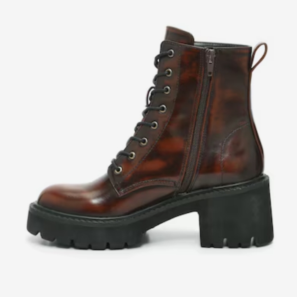 Brown Combat Boots - Picture 5 of 11